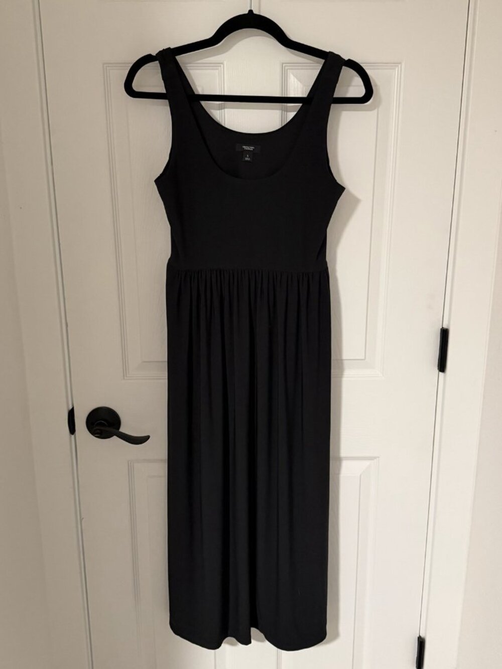 Simply Vera Vera Wang Sleeveless Maxi Dress Black Size S